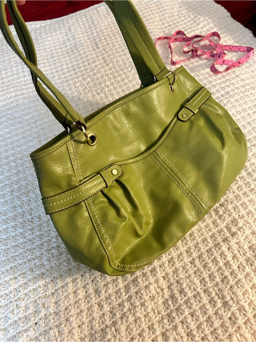 Relic Olive Green Leather Shoulder Bag - Picture 2 of 10